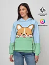 Женское худи / Милый Корги