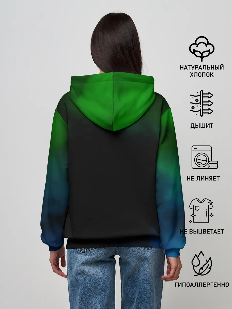 Женское худи / Гию и Танджиро Kimetsu no Yaiba