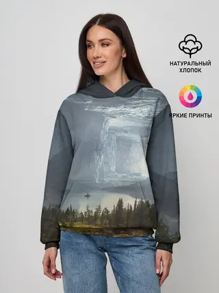 Женское худи / Фантастический пейзаж