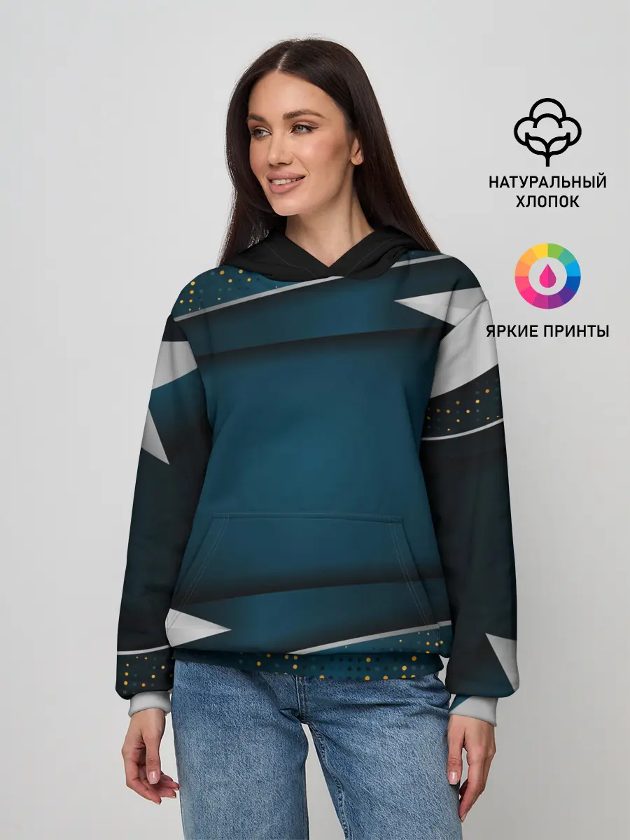 Женское худи / 3D luxury sport style Золото