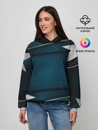 Женское худи / 3D luxury sport style Золото