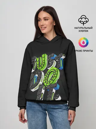 Женское худи / JUST DO IT/ ПРОСТО СДЕЛАЙ ЭТО