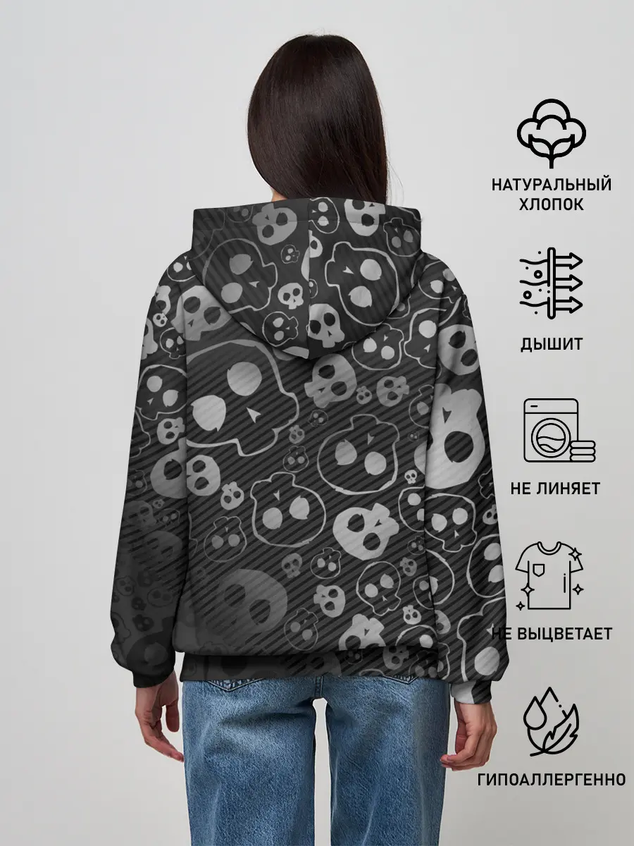 Женское худи / ART SKULL