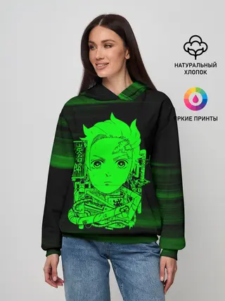 Женское худи / Танджиро Камадо Kimetsu no Yaiba