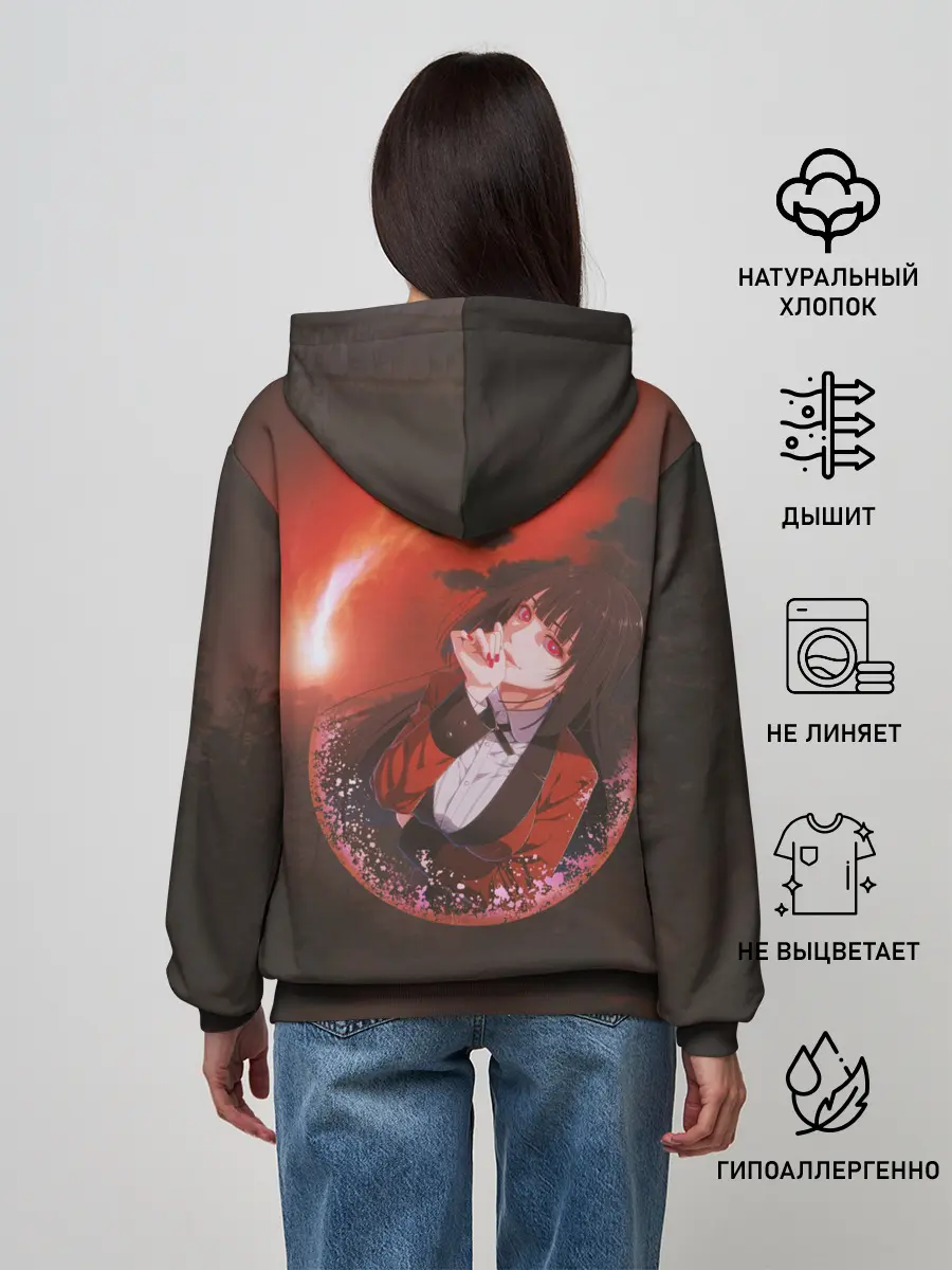 Женское худи / Kakegurui Yumeko Jabami art