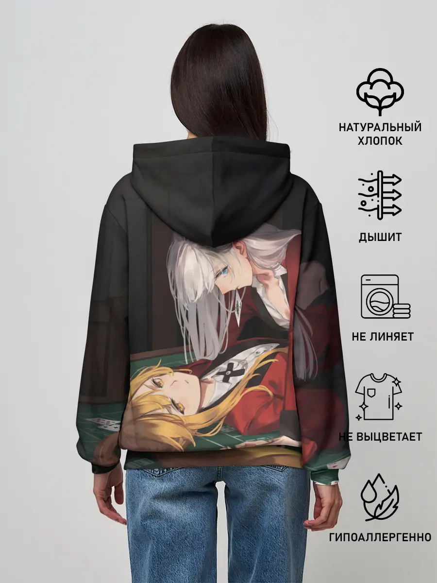 Женское худи / Yumeko Jabami, Sumera Itsuki