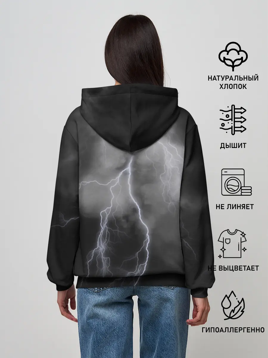 Женское худи / гроза