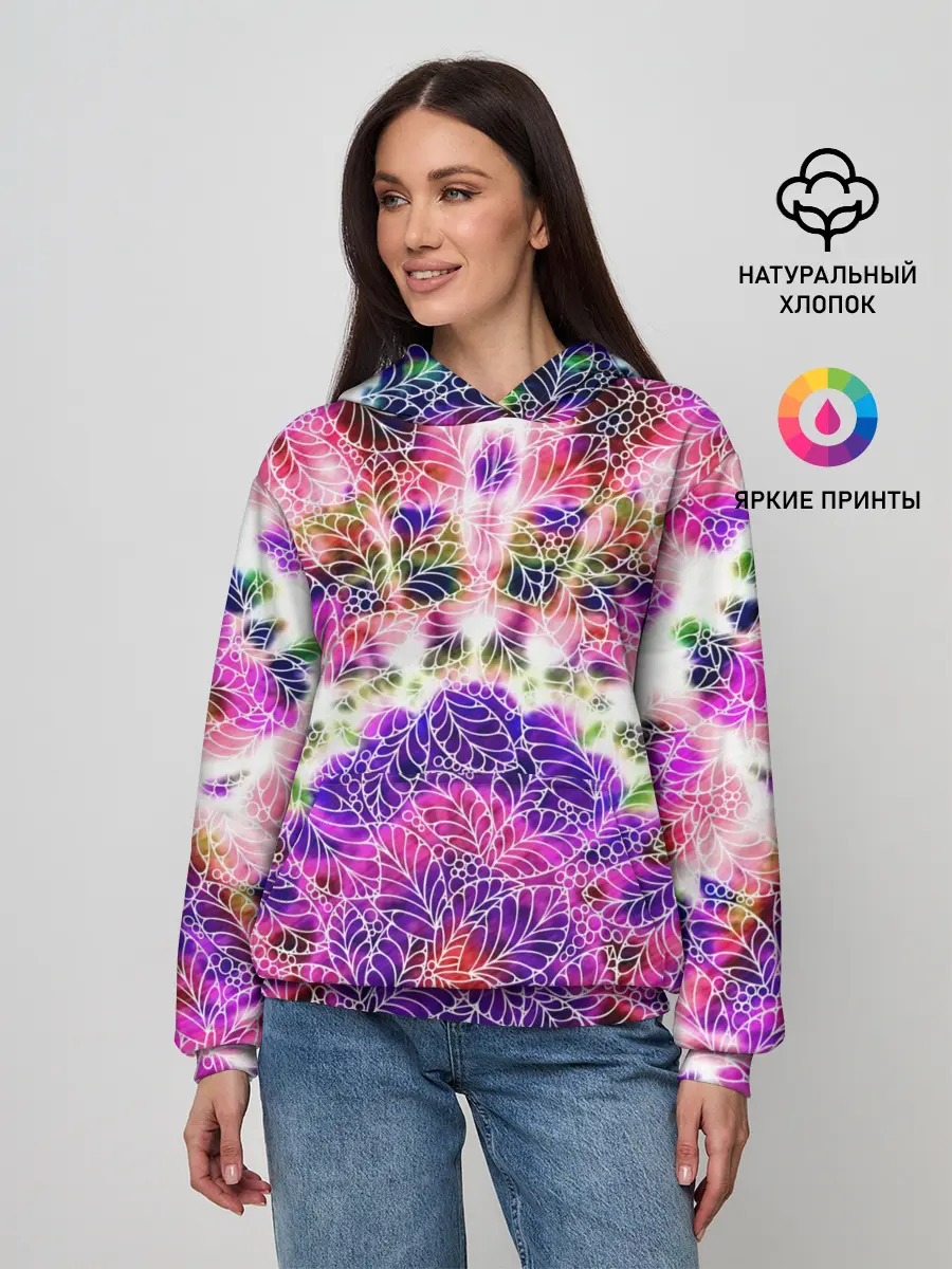 Женское худи / Тай-дай