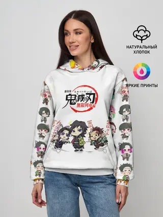 Женское худи / ПЕРСОНАЖИ Kimetsu no Yaiba