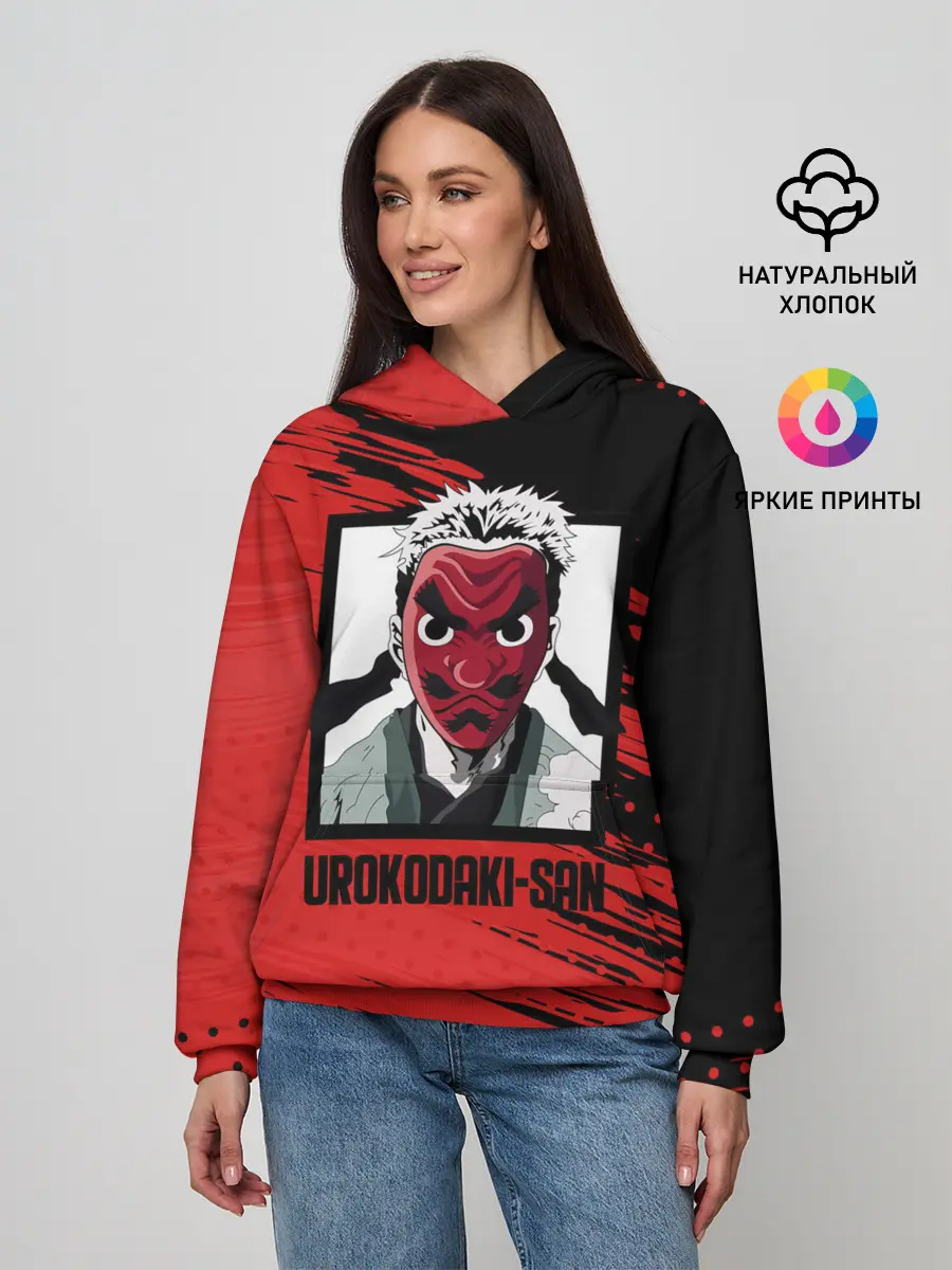 Женское худи / UROKODAKI-SAN Kimetsu no Yaiba