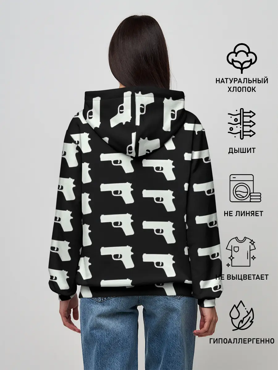 Женское худи / Пистолеты