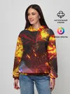 Женское худи / Path of Exile | Fire Demon