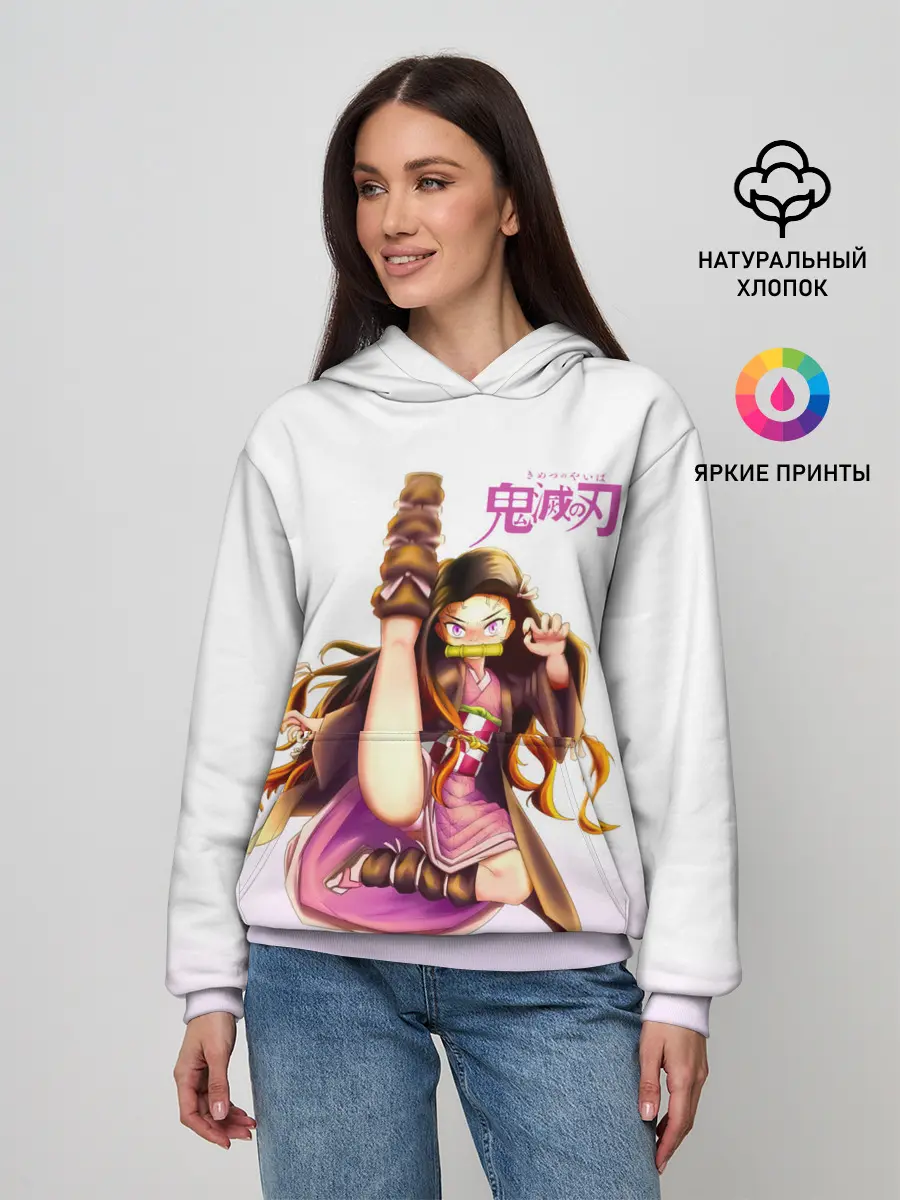 Женское худи / Незуко Камадо Kimetsu no Yaiba