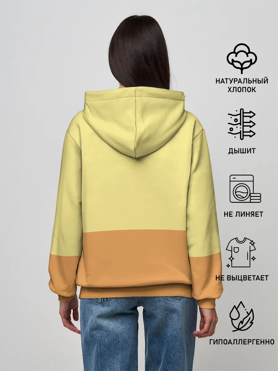 Женское худи / Зеницу Агацума Kimetsu no Yaiba