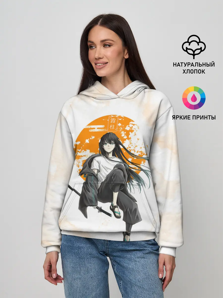 Женское худи / Муичиро Токито Kimetsu no Yaiba