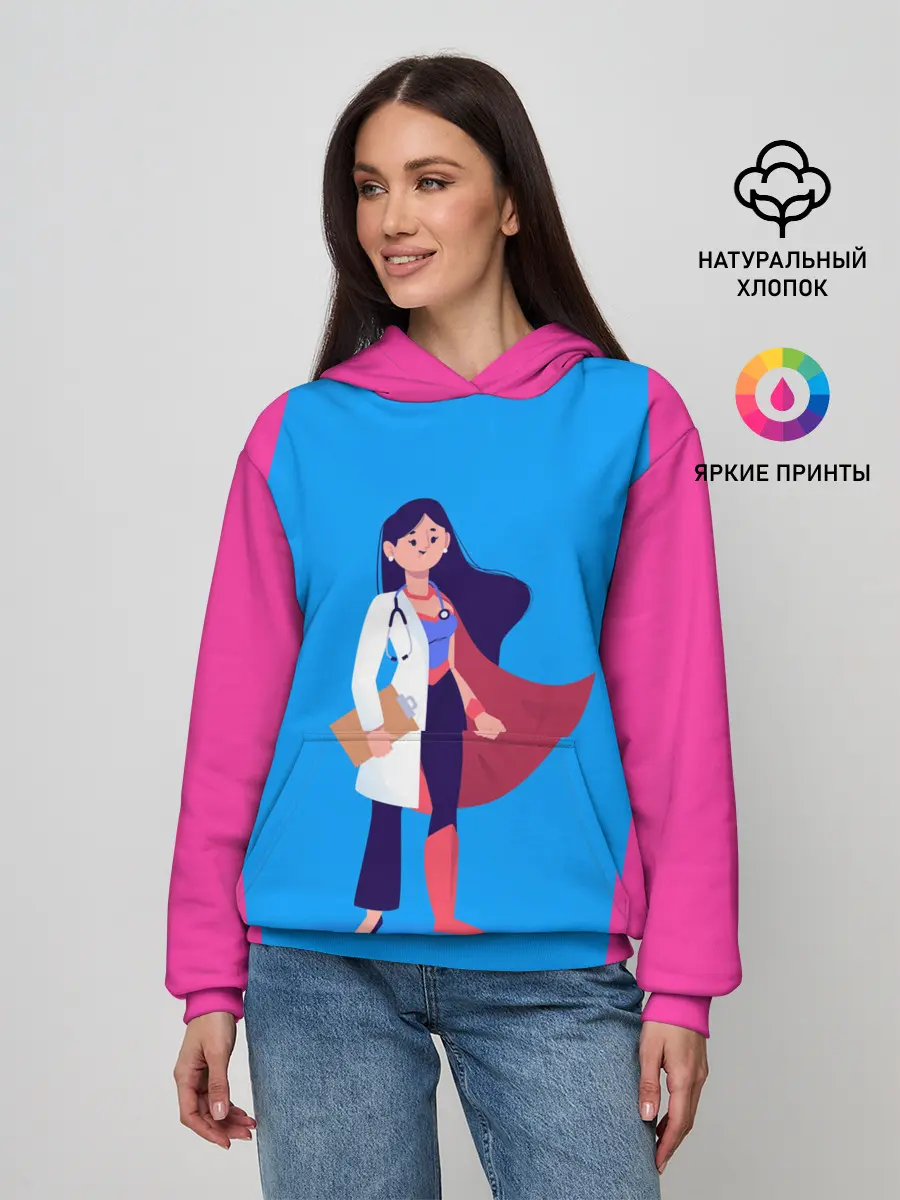 Женское худи / Медсестра | Super Nurse