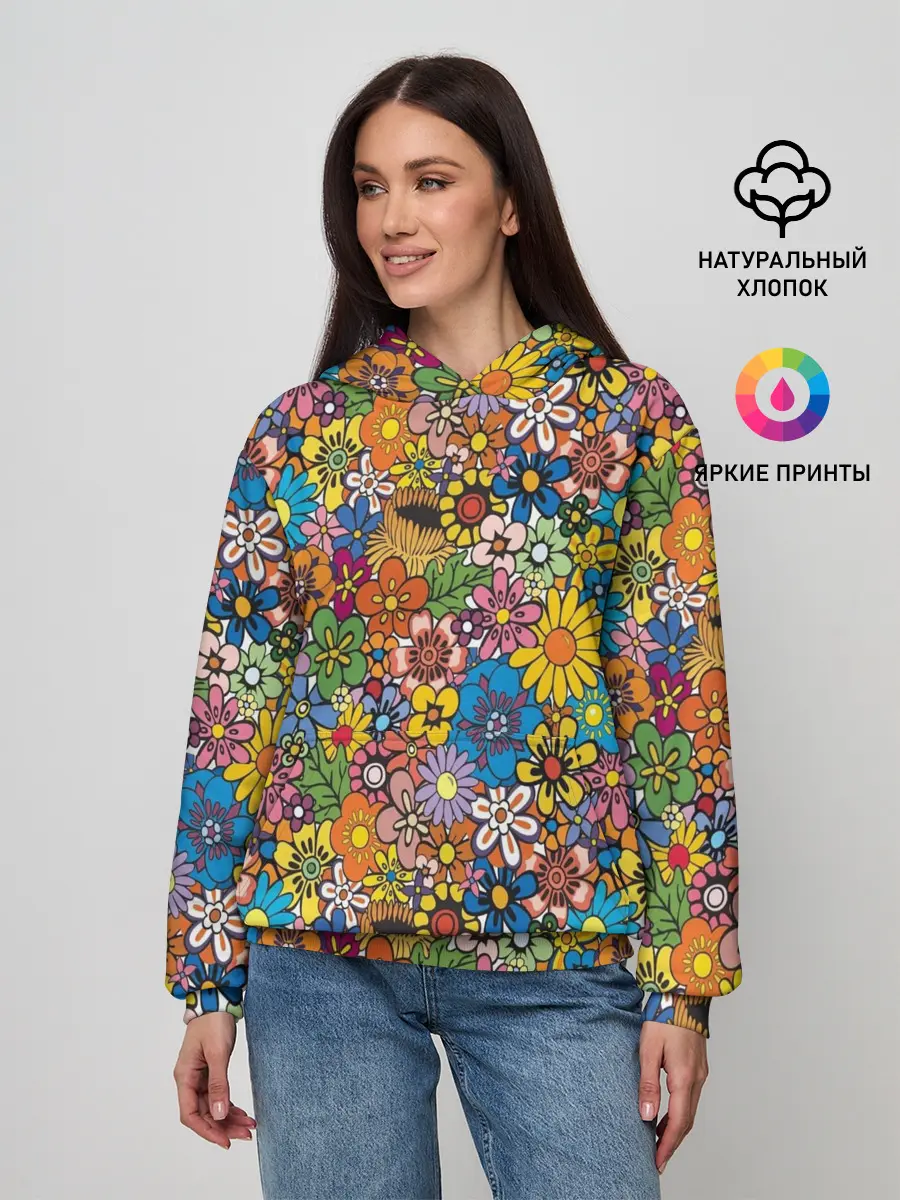 Женское худи / Букет