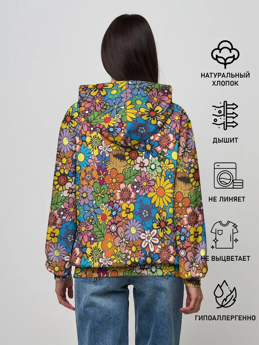 Женское худи / Букет