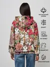 Женское худи / Корги & Цветы
