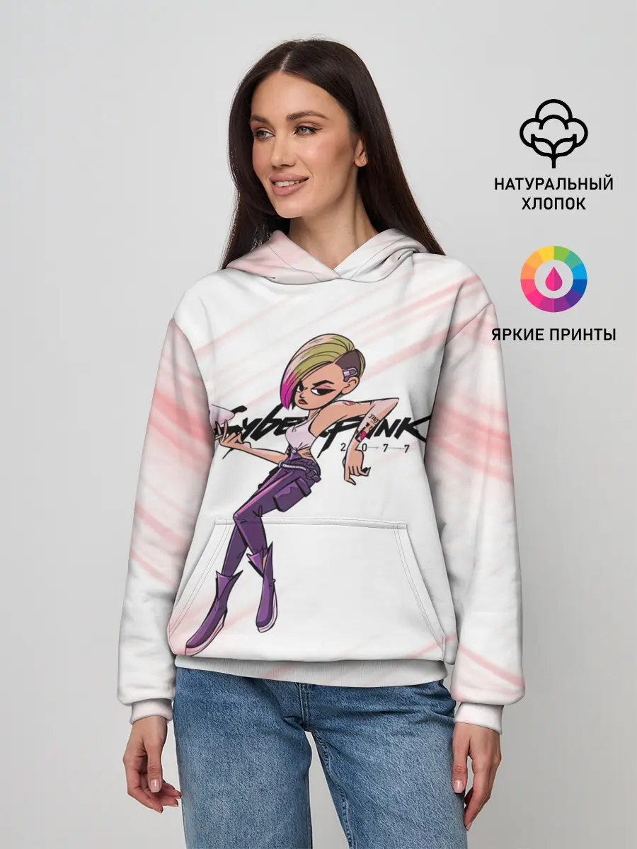 Женское худи / Moxes Cyberpunk 2077