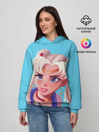 Женское худи / Sailor Moon | Сейлор Мун