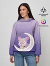 Женское худи / кошка из сейлормун