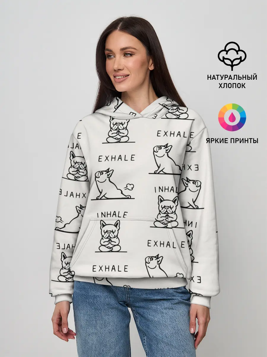 Женское худи / INHALE