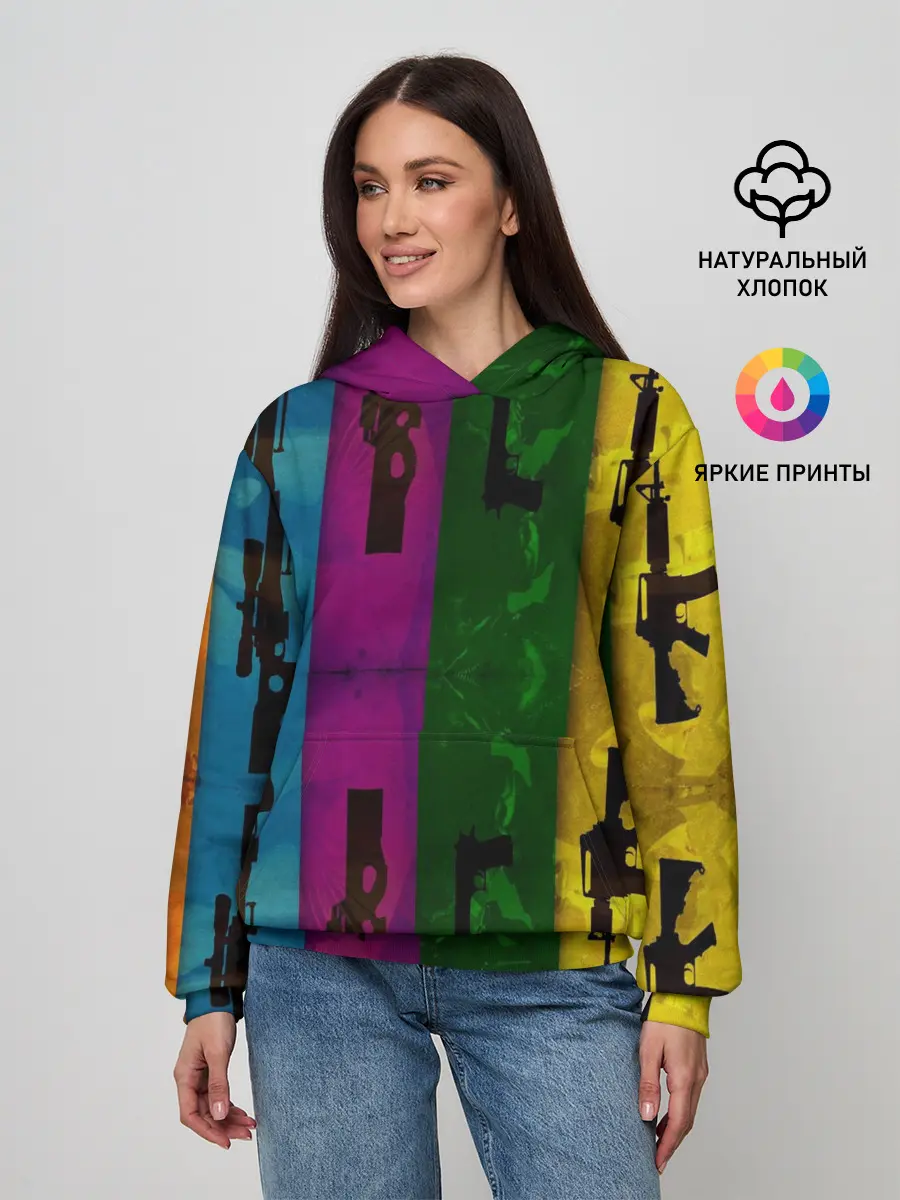 Женское худи / Кс го оружие