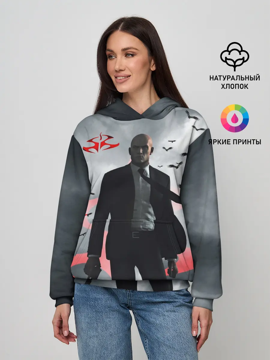Женское худи / Hitman | Агент 47