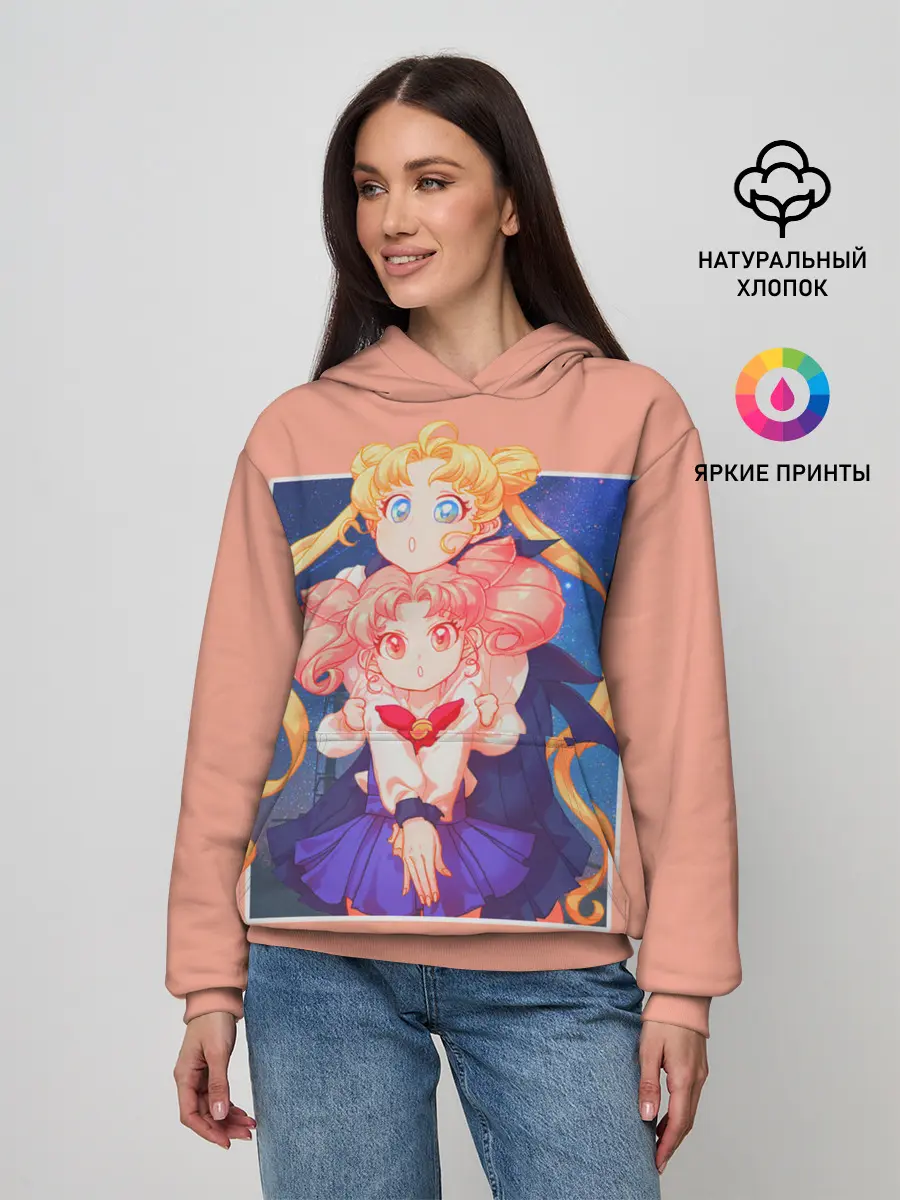 Женское худи / Sailor Moon | Сейлор Мун