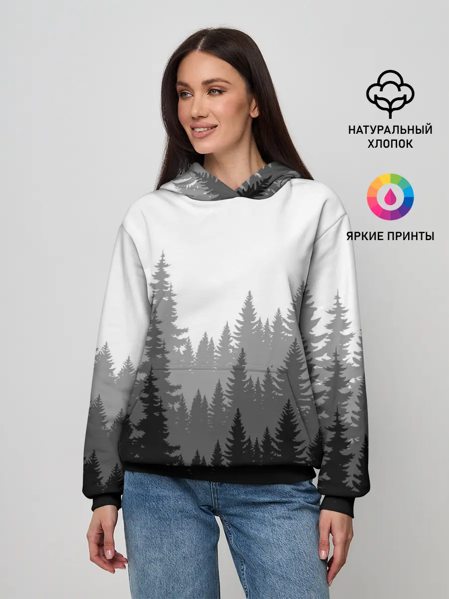 Женское худи / Темный Лес