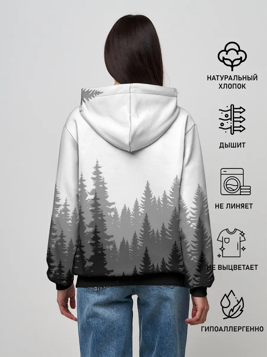 Женское худи / Темный Лес