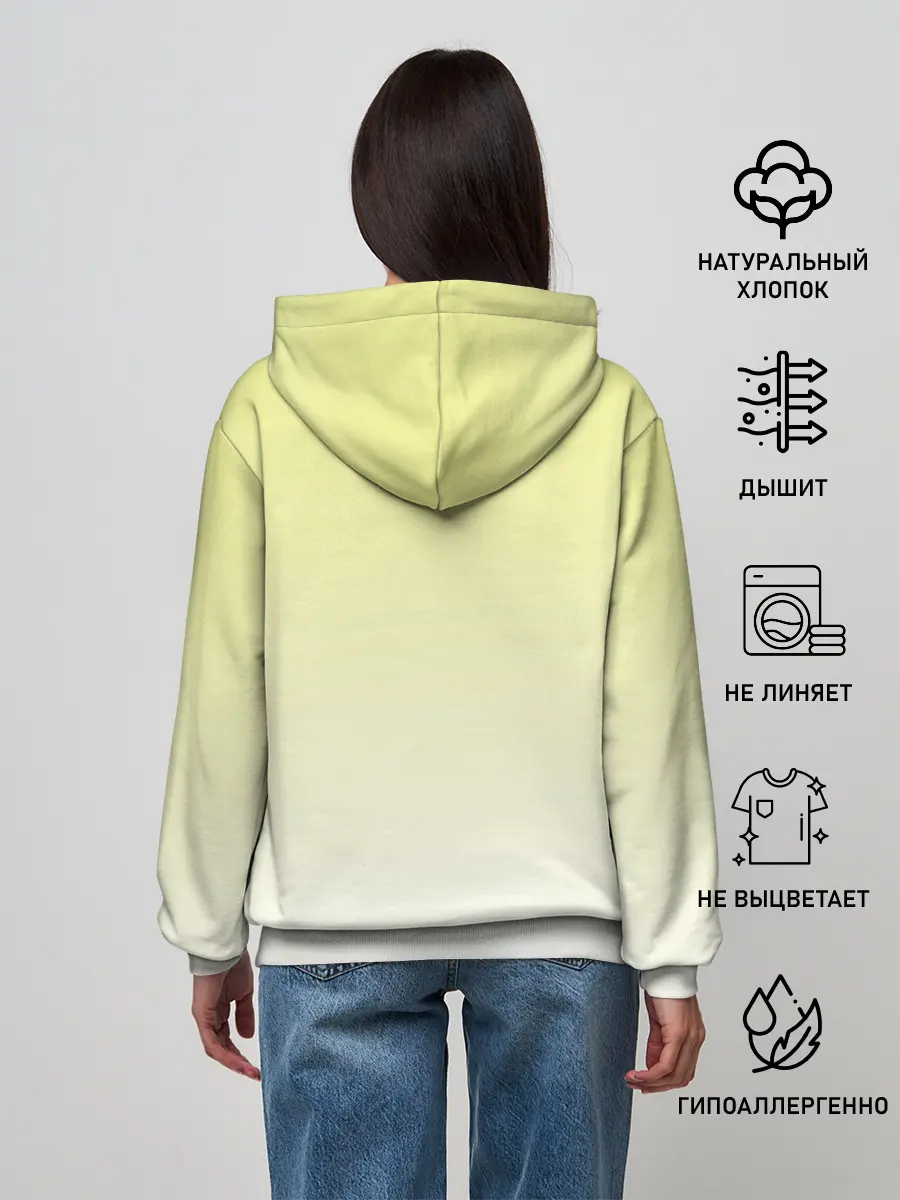 Женское худи / кошка и собака друзья