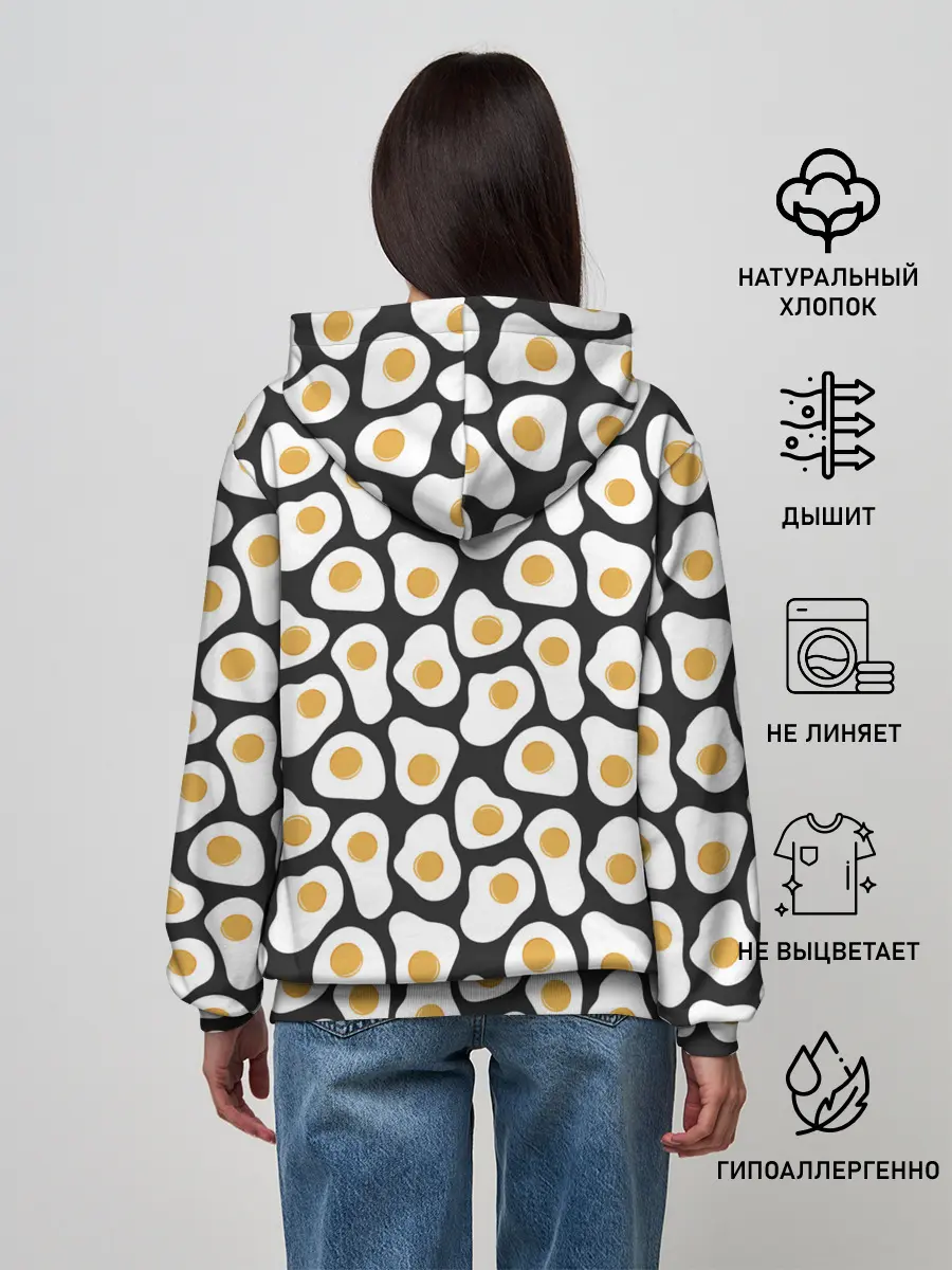 Женское худи / Яичница