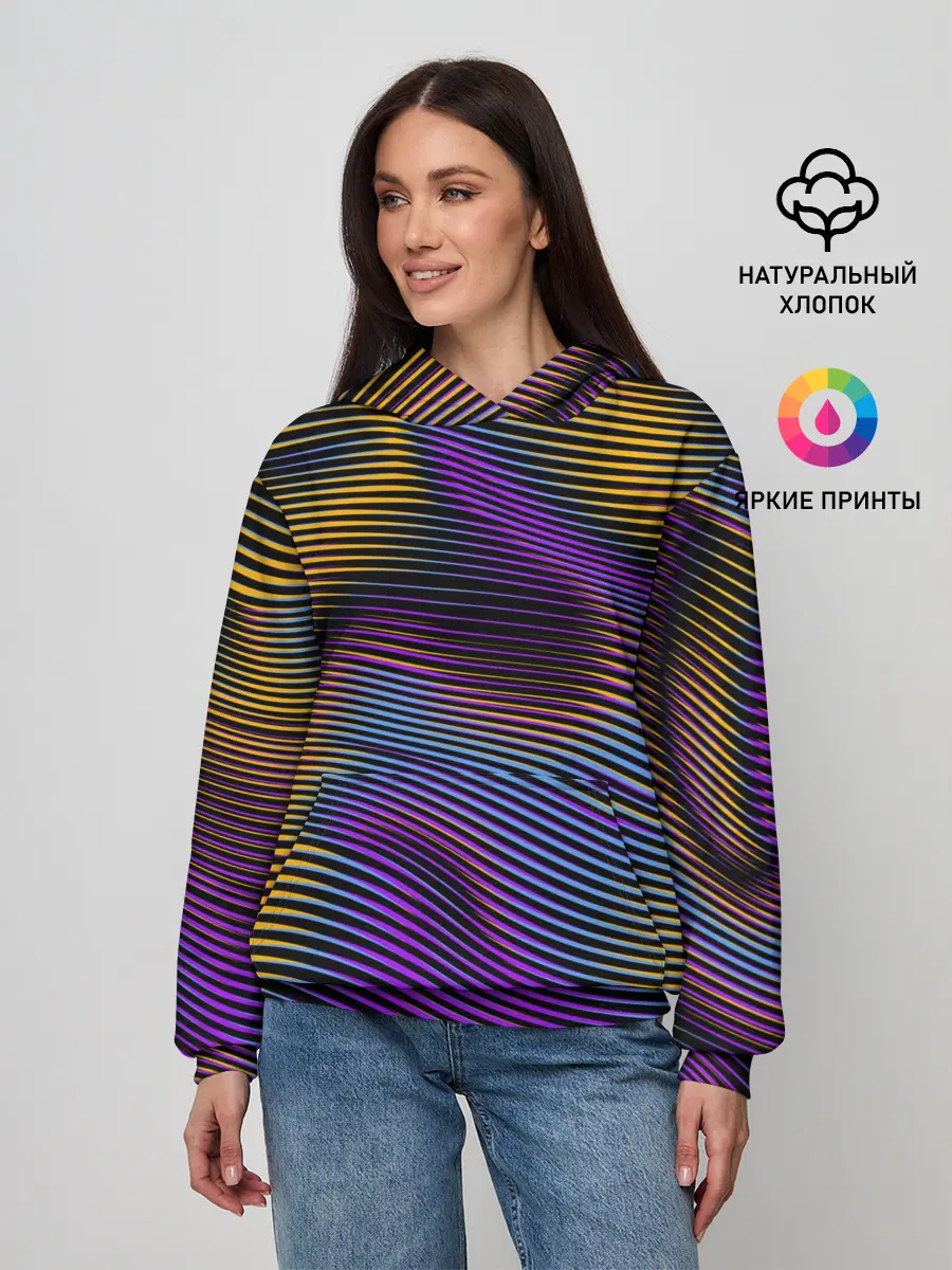 Женское худи / Современная абстракция