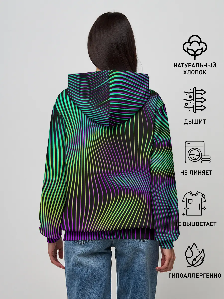 Женское худи / Современная абстракция