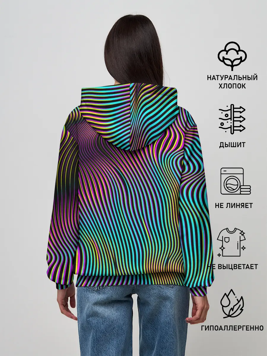 Женское худи / Современная абстракция