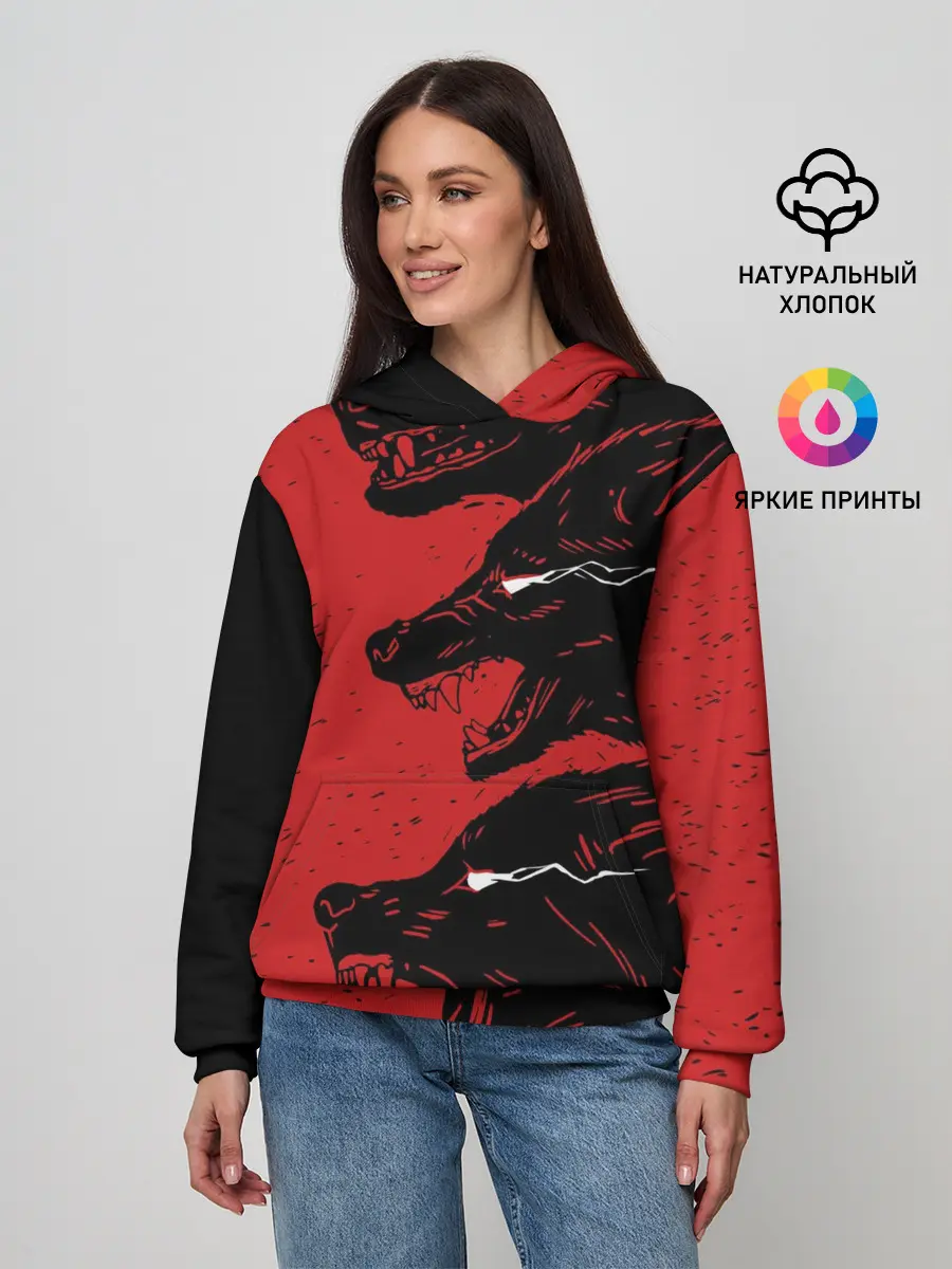 Женское худи / Evil Wolves