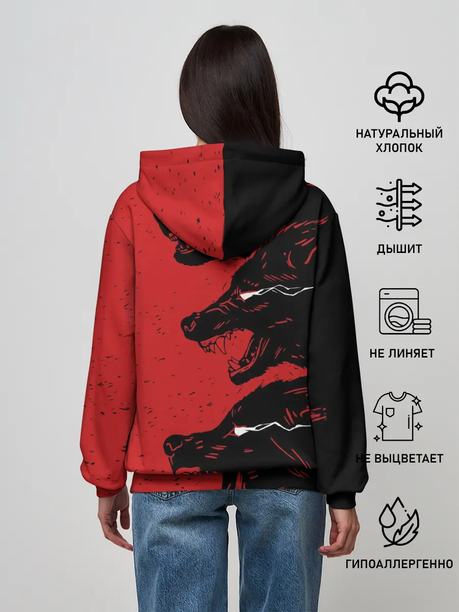 Женское худи / Evil Wolves