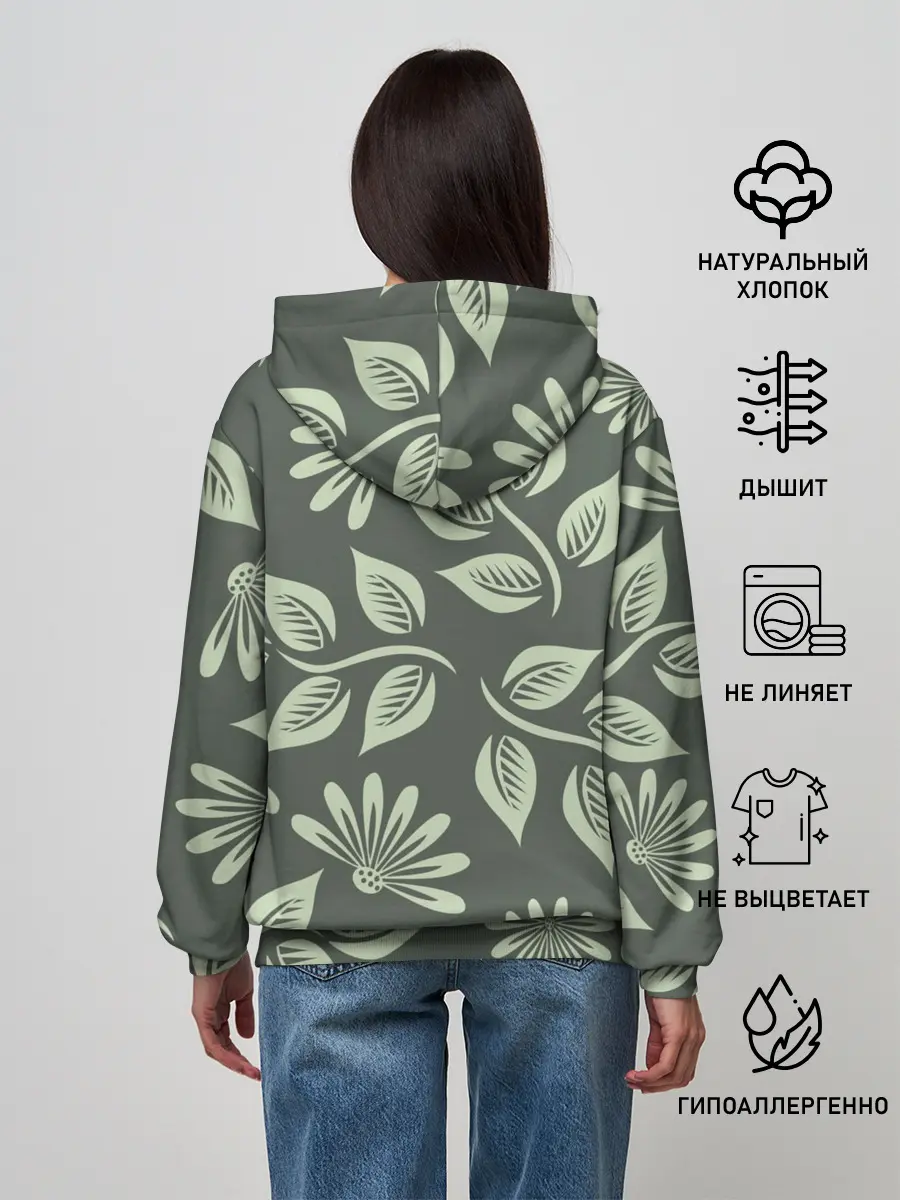 Женское худи / Цветы