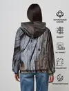 Женское худи / Древесная кора