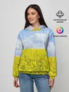 Женское худи / Желтый цвет весны