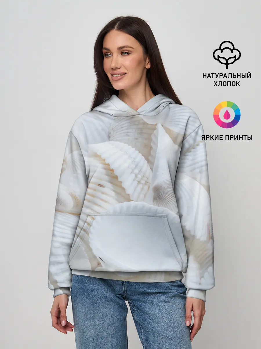 Женское худи / Ракушки