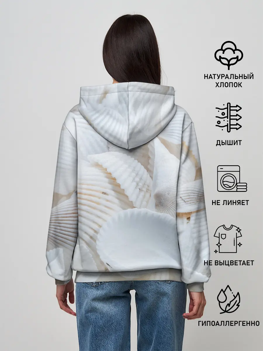 Женское худи / Ракушки