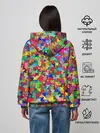 Женское худи / РАЗНОЦВЕТНЫЙ ПАЗЛ