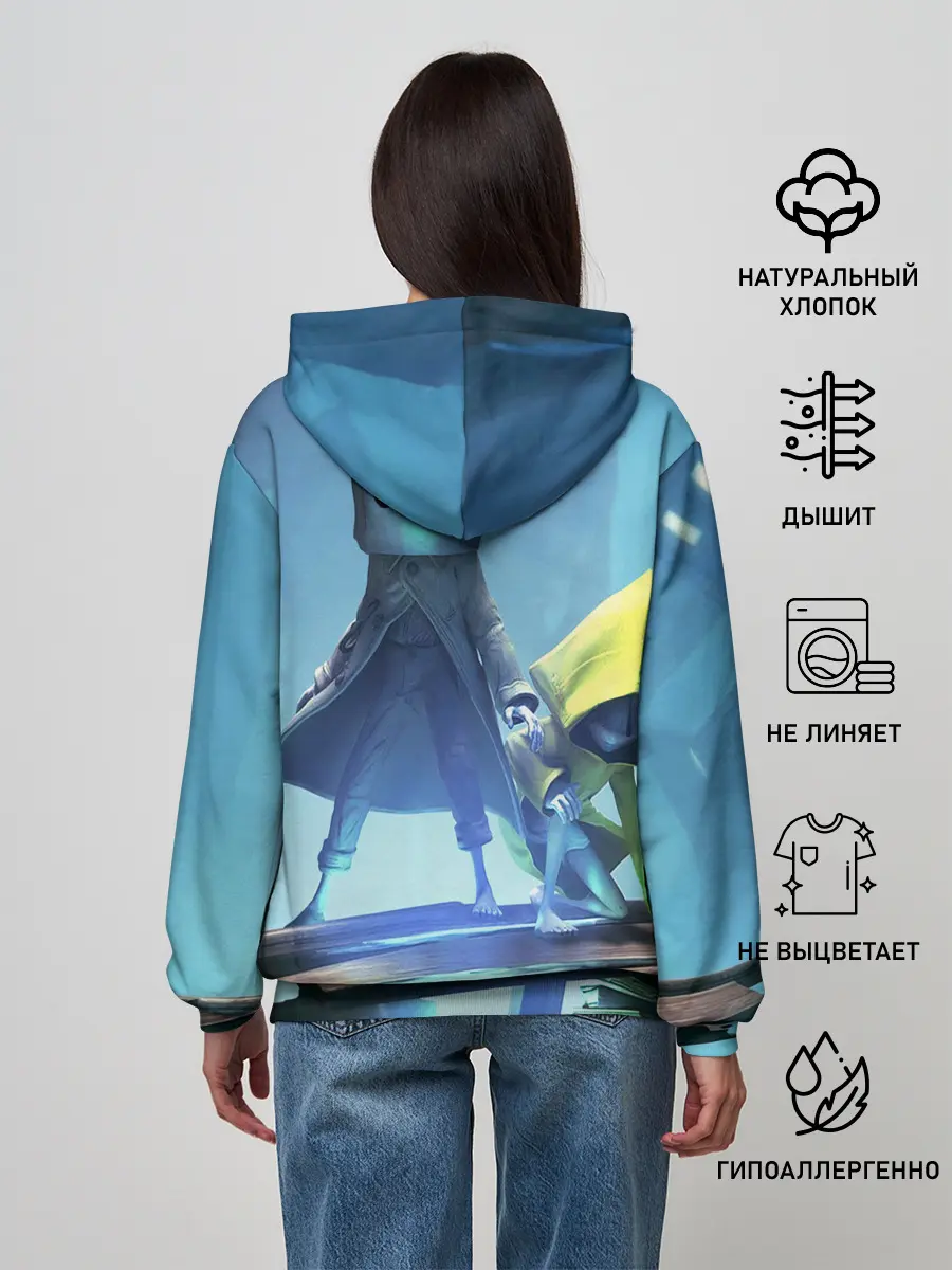 Женское худи / Little Nightmares || арт шестой и моно