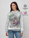Женское худи / Билли Айлиш красочная
