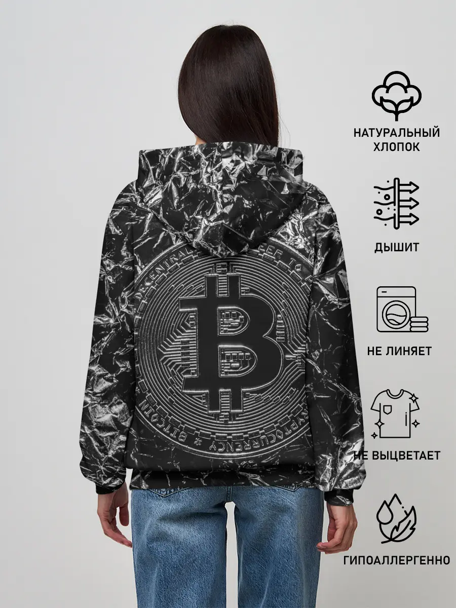 Женское худи / БИТКОИН | BITCOIN
