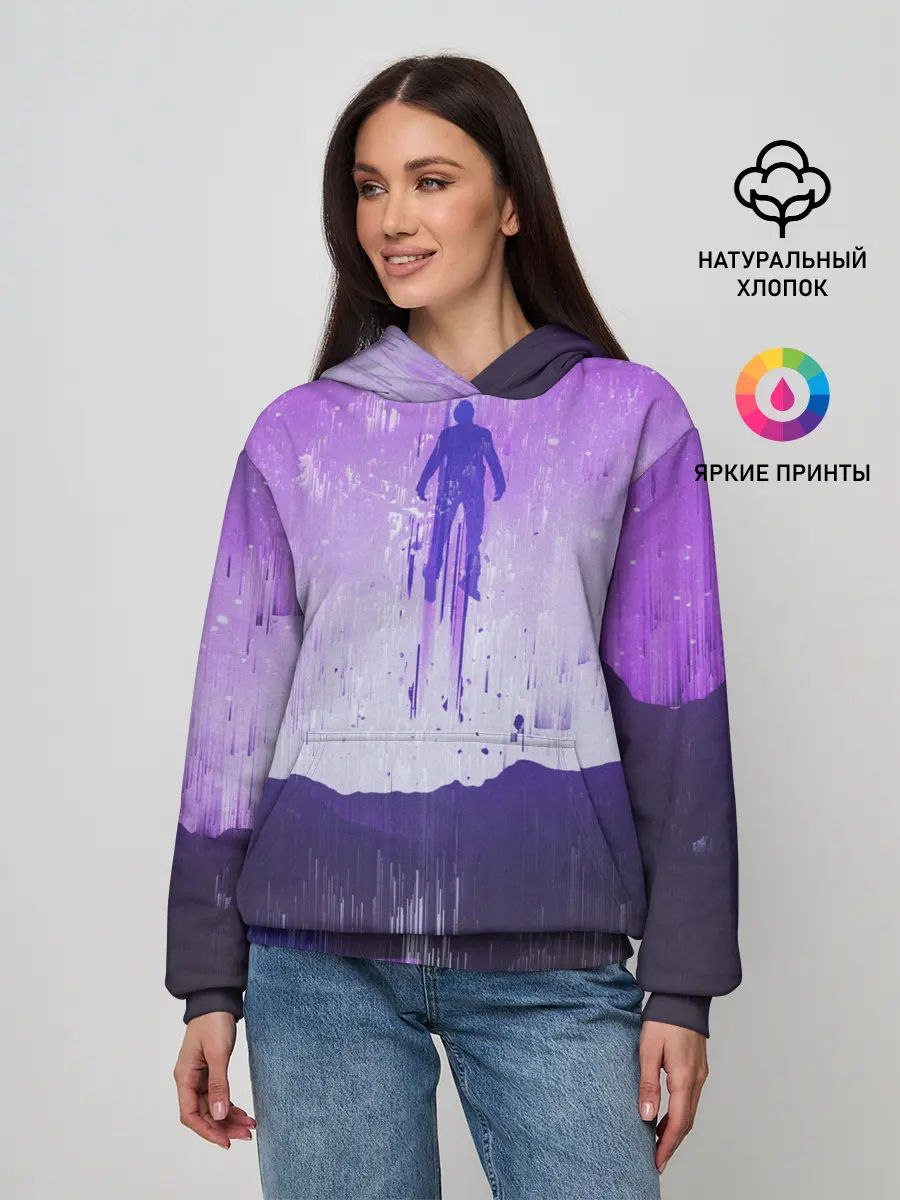 Женское худи / Парящий в небесах