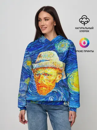 Женское худи / Ван Гог